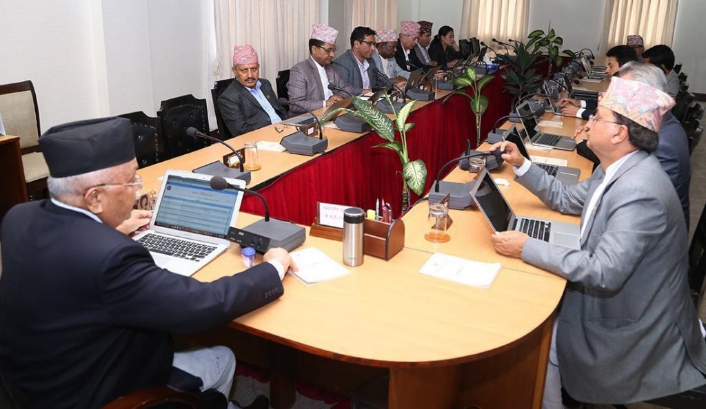 थप निर्णय लिन मन्त्रिपरिषद् बैठक बस्दै