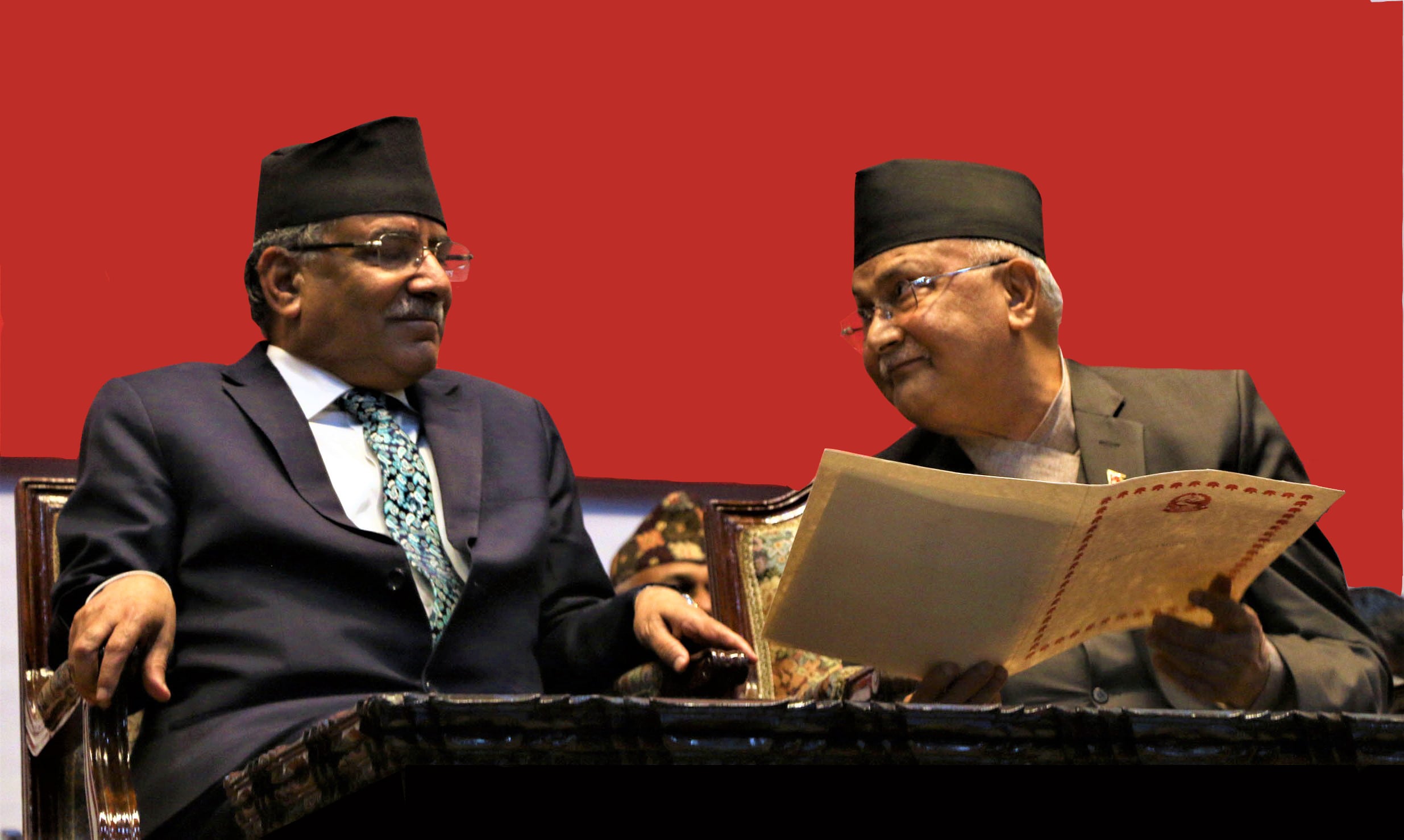 ओली–दाहालको एक्ला एक्लै वार्ता जारी image