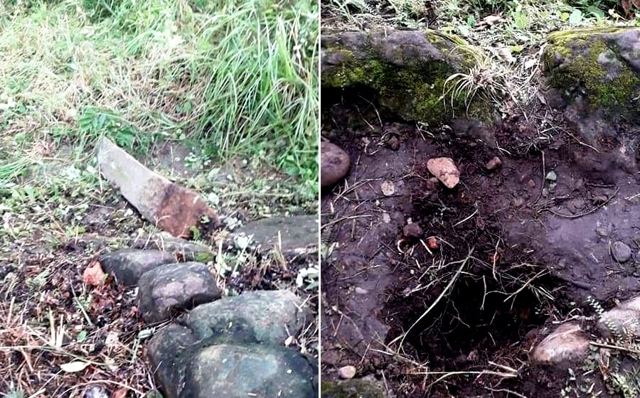 ठोरी तर्फको ४३६ नम्बरको सीमा स्तम्भ भारतले उखेलेर फालदियाे image
