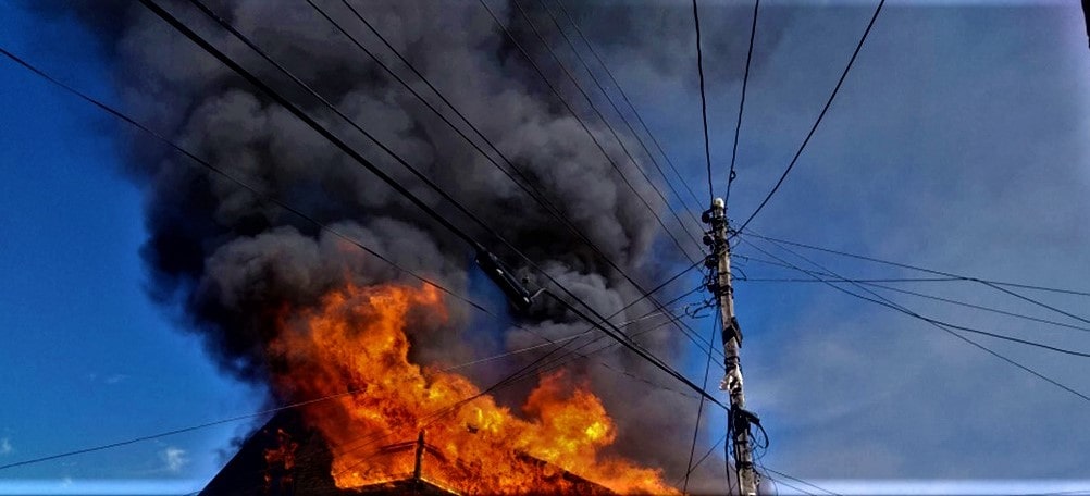 आगलागीले तरकारी बजार नष्ट