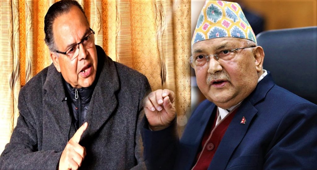 पार्टीकाे नीति लत्याउदै आफ्नालाइ भर्तिकेन्द्र बनाउदा ओली अल्पमतमा परेः नेता झलनाथ खनाल