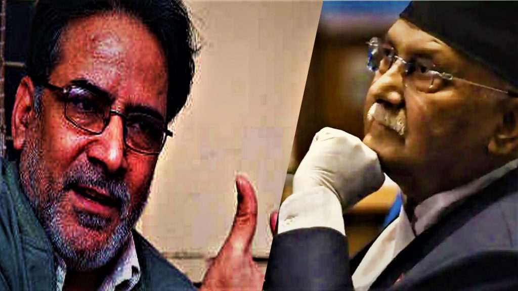 ओलीले स्थायी कमिटी बैठक स्थगित गरेपछि प्रचण्डको ब्रिफिङ ‘साँच्चै खाेजेकै हाे त ?’