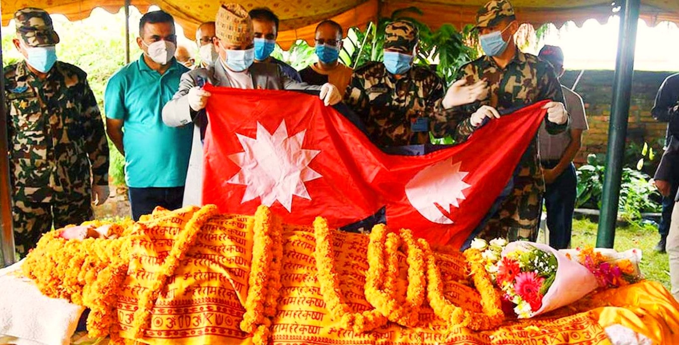 राष्ट्रकवि घिमिरेको अन्त्येष्टि image
