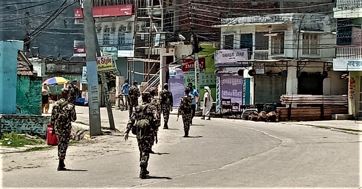 नुवाकोटमा सेना परिचालन image