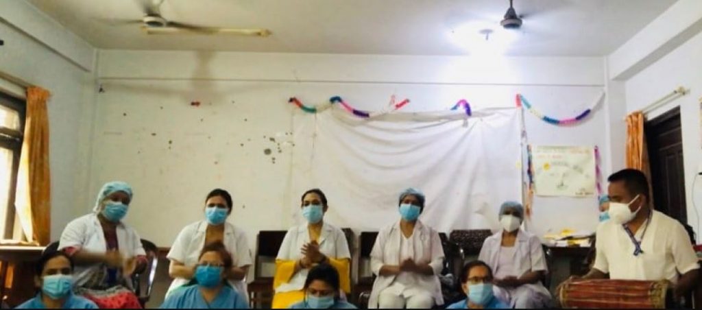 यता कोरोना उता उपचार, यसरी मनाए नर्सले तीज