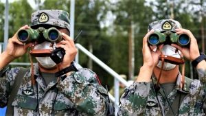chinese troops
