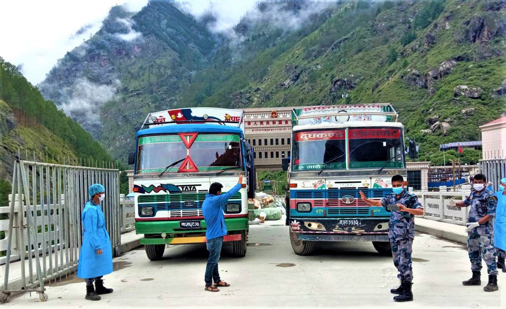 चीनले नेपालसम्म सामग्री ल्याइदिने