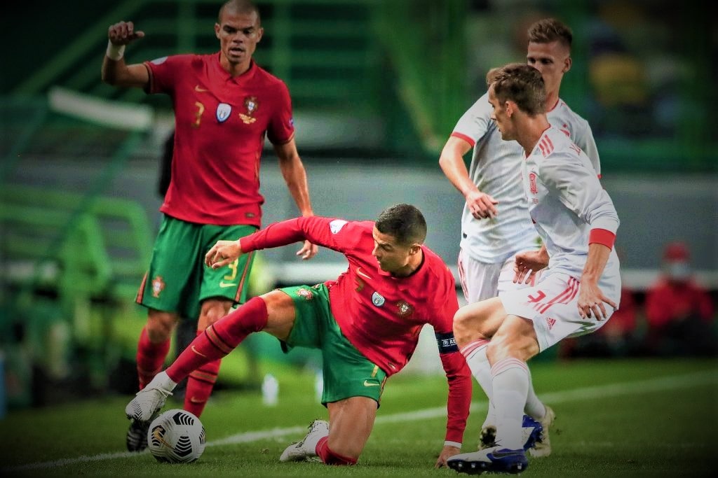 पोर्चुगल र स्पेनको टक्कर बराबरीमा