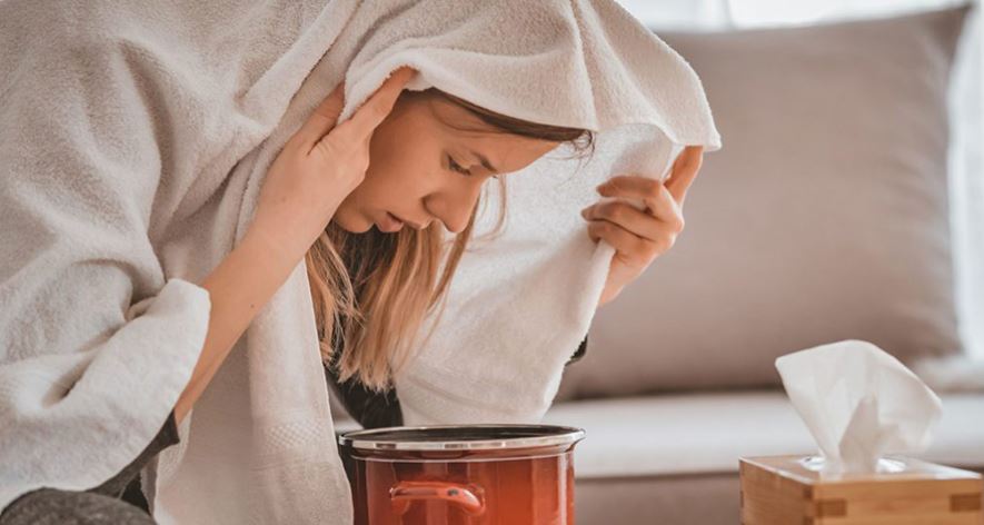 रुघाखोकी लागेमा बाफ लिनुहोस्