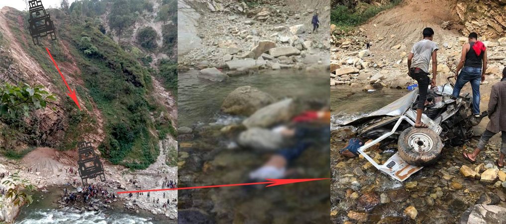 स्थानीयले शव बुझेनन्, चालक फरार image