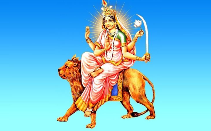 नवरात्रको छैटौँ दिन आज कात्यायनीको पूजा आराधना गरिँदै