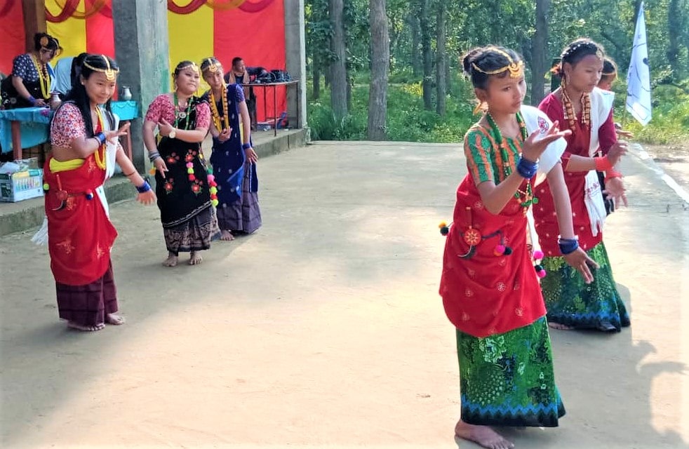 स्याङ्जाका सामुदायिक विद्यालयमा मगर भाषाको पढाइ