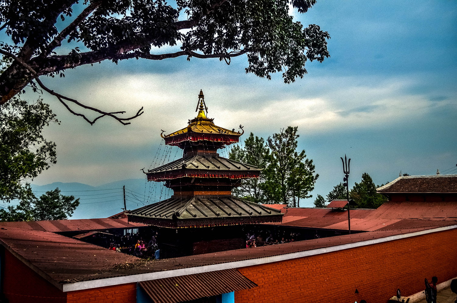 शक्तिपीठ र मन्दिर परिसर सुनसान image