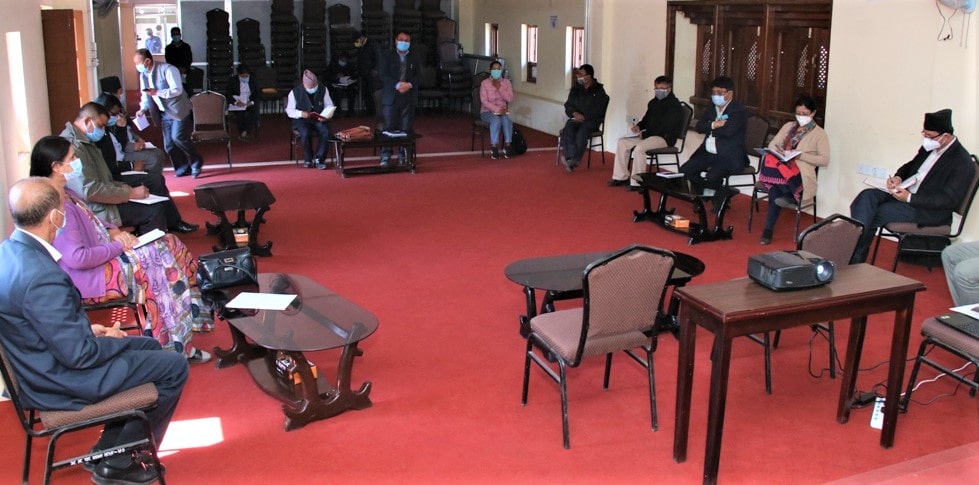 कोराेना नियन्त्रण र उपचारबारे भनपाकाे छलफल image