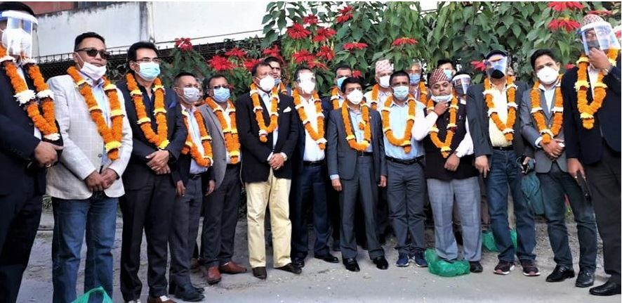 ढकाल समूहको उम्मेदवारी दर्ता