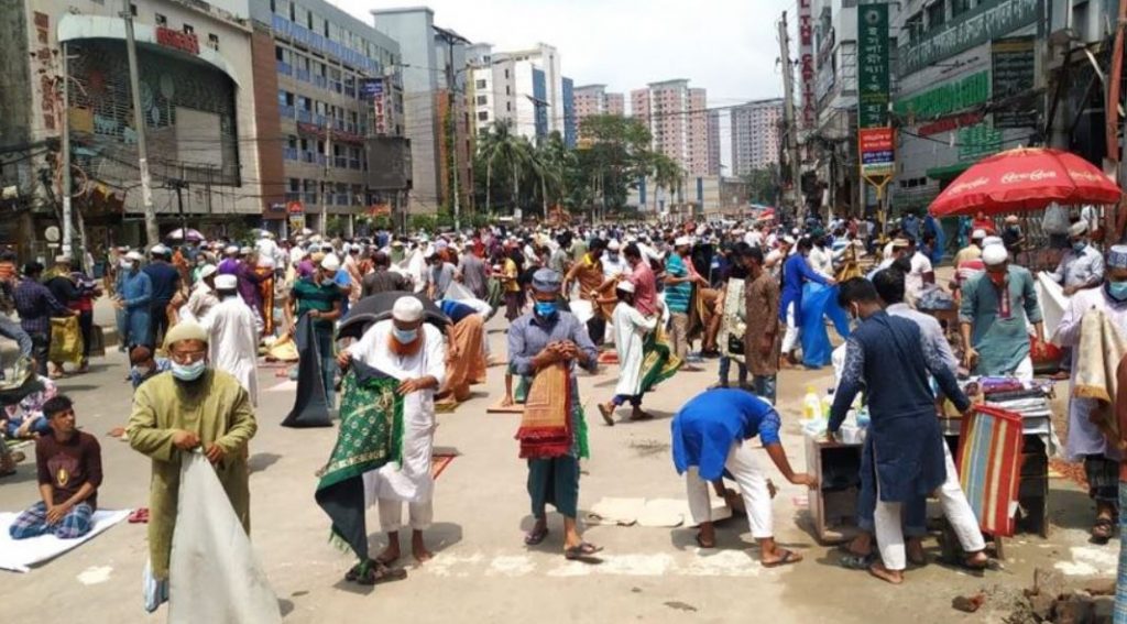 बङ्गलादेशमा चार लाख ४५ हजार २८१ व्यक्तिमा कोभिड–१९ सङ्क्रमण