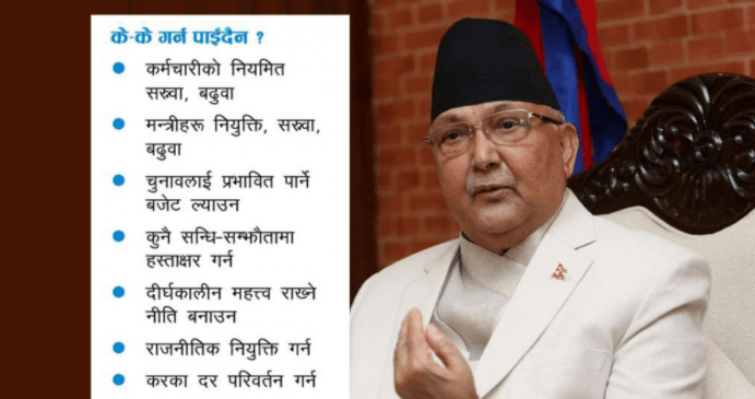 सरकारको हैसियत काम चलाउ image