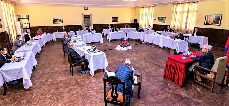 मन्त्रिपरिषदको आकस्मिक बैठक बालुवाटारमा image
