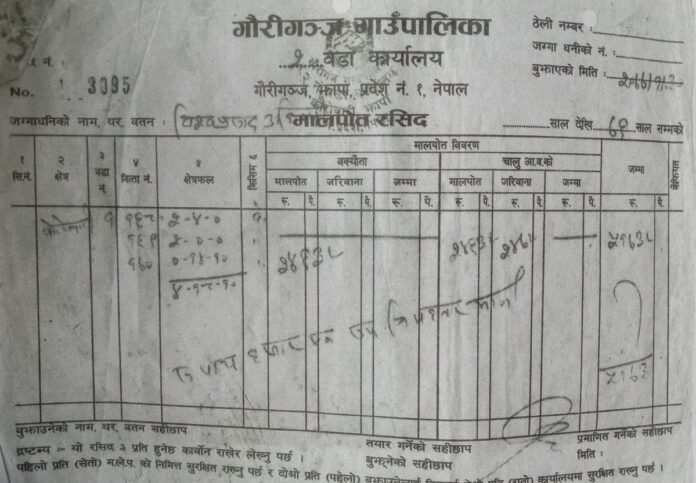 सार्वजनिक जग्गा ब्यक्तिले कब्जा गरे अनि संस्थालाई दिए image