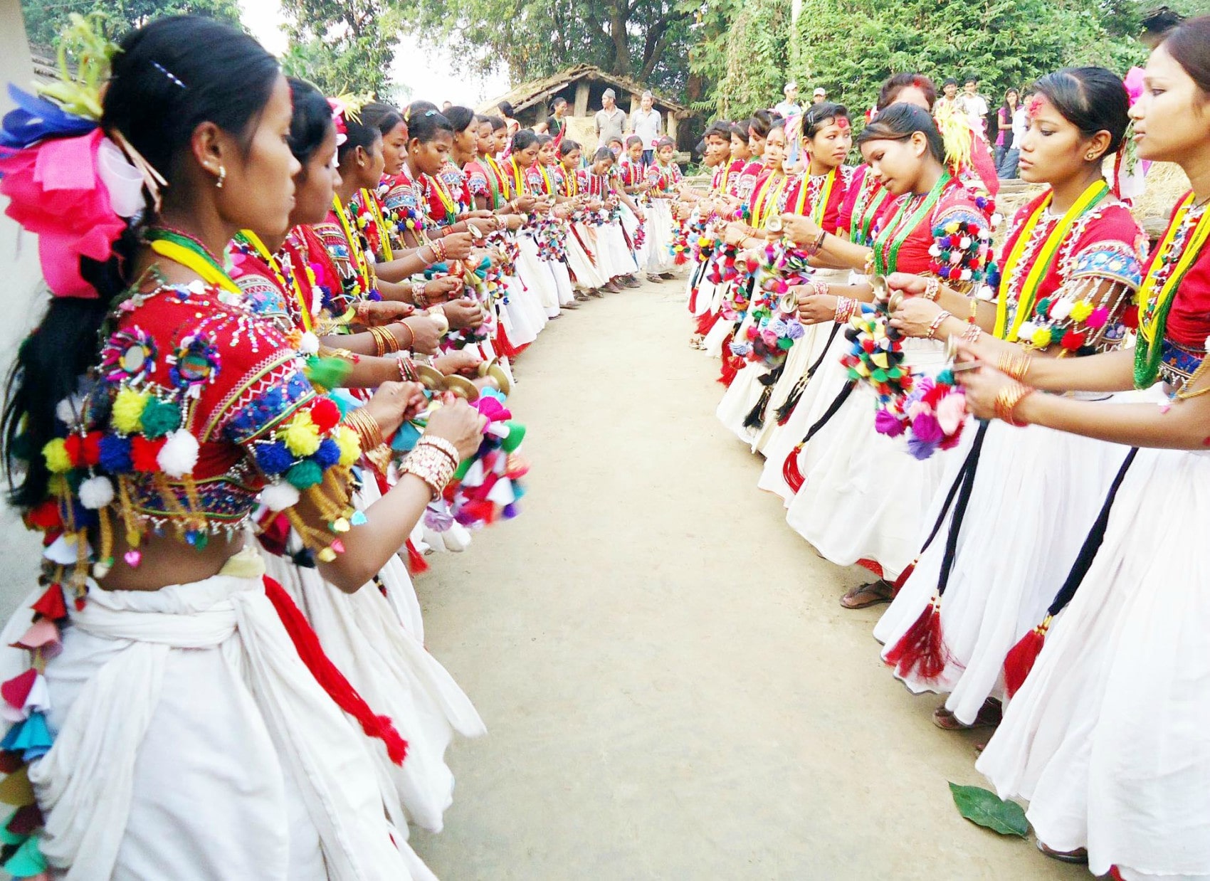 थारू समुदायमा माघीको चहलपहल image