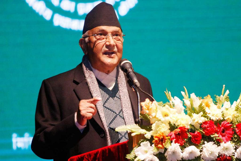 गुमेको भूभाग फिर्ता ल्याएरैछाडिन्छः प्रधानमन्त्री ओली