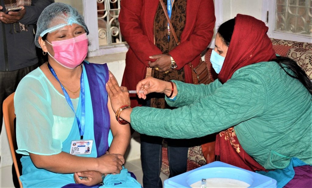 कोरोना खोपको पहिलो डोज अभियान आज सकिँदै