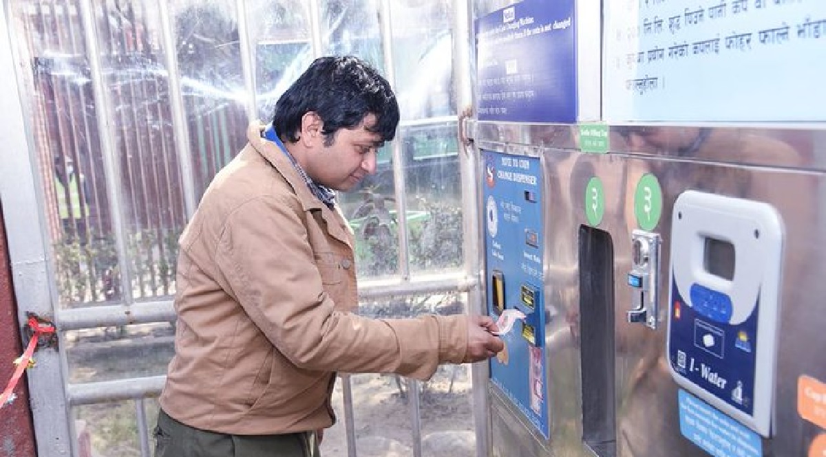 काठमाडौंको ५ ठाउँमा ‘वाटर एटीएम’ एक रुपैयाँमै पानी पिउन पाइने image