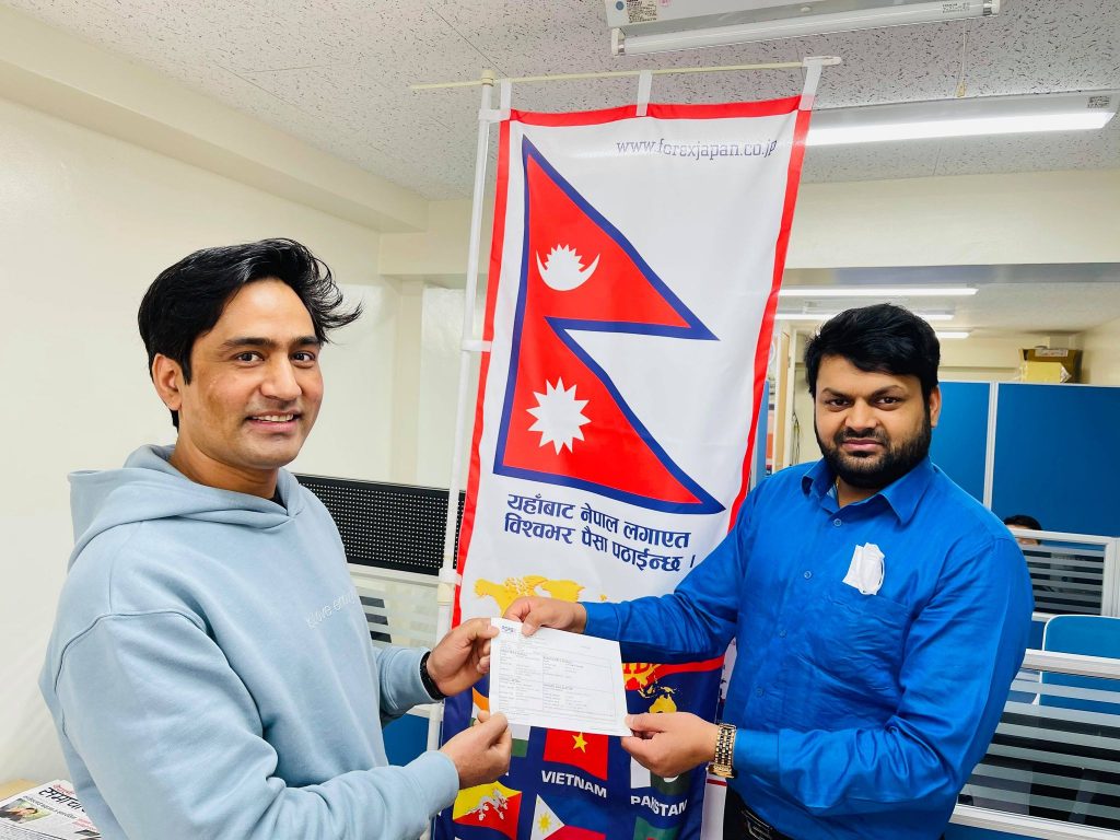 मानव सेवा आश्रम कर्णाली प्रदेश शाखालाई  कर्णाली देश समाज जापानको आर्थिक सहयोग