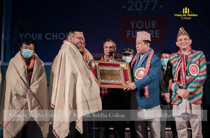 चार्टर्ड एकाउन्टेन्ट मनोज ज्ञवाली सम्मानित