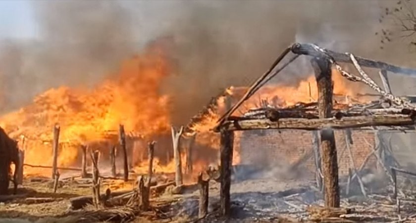 सुर्खेतको सिस्नेरीमा आगलागी, नौ घर नष्ट