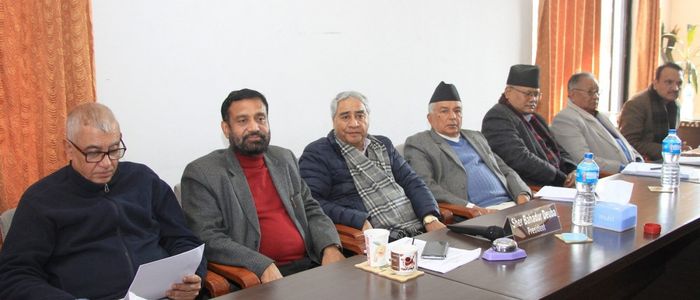 कांग्रेस पदाधिकारी बैठक बस्दै