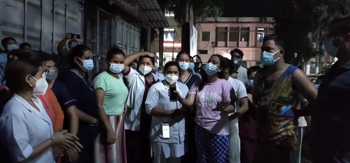 भेरी अस्पतालका स्वास्थ्यकर्मीमाथि आक्रमण, स्टाफ नर्सलाई लखेटेर कुटपिट image