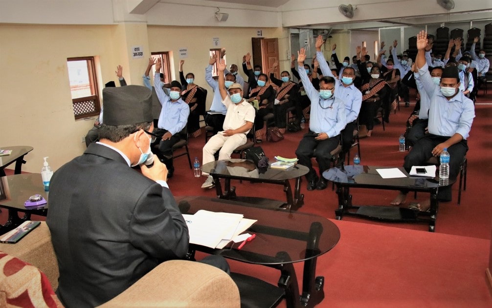 भक्तपुर नपाको आ.व. २०७८-७९ को नीति तथा कार्यक्रम सर्वसम्मतिले पारित image
