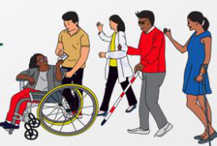 अपाङ्गता एवं विपन्न सात परिवारलाई सहयोग