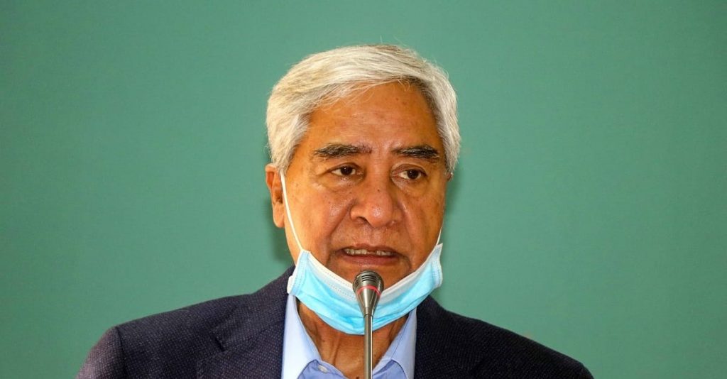 राष्ट्रपतिबाट देउवालाई प्रधानमन्त्री नियुक्त