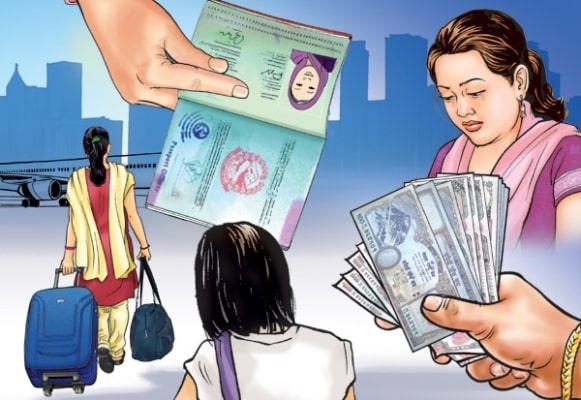 महिलालाई कम्बोडिया पुयाएर बिक्री
