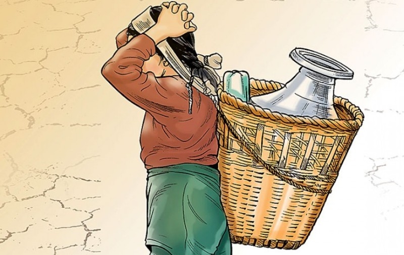 बगरफाँटमा खानेपानीको हाहाकार