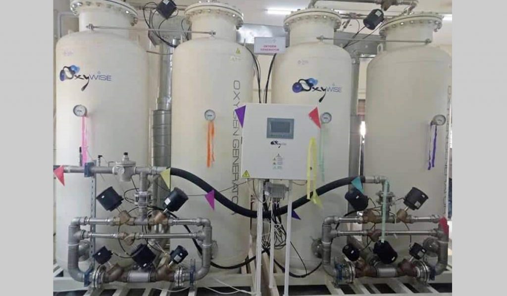 दैनिक १२० सिलिन्डर अक्सिजन उत्पादन गर्ने प्लान्टको उद्घाटन