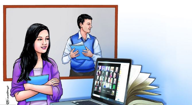 नेपालमा अनलाइन कक्षा लिने २७.५ प्रतिशत मात्र image
