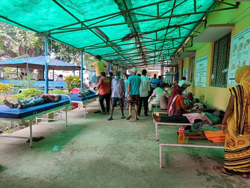 बिरामीलाई अस्पतालमा ठाउँ छैन्