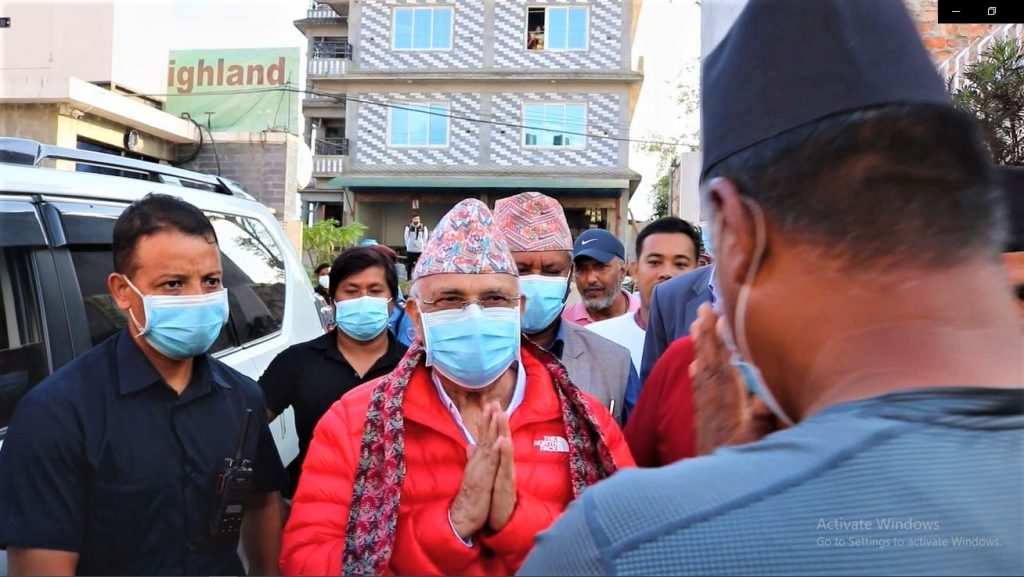 रानीकोटमा पूर्व प्रधानमन्त्री ओलीको एक दिन, भिलेज हाइल्याण्ड रिर्साेटले गर्‍यो भव्य स्वागत