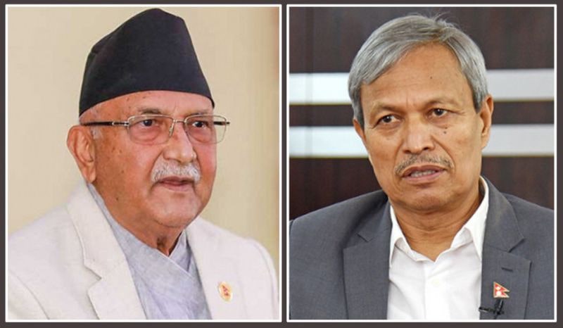 अध्यक्ष पदका लागि केपी ओली र भिम रावलको उम्मेदवारी