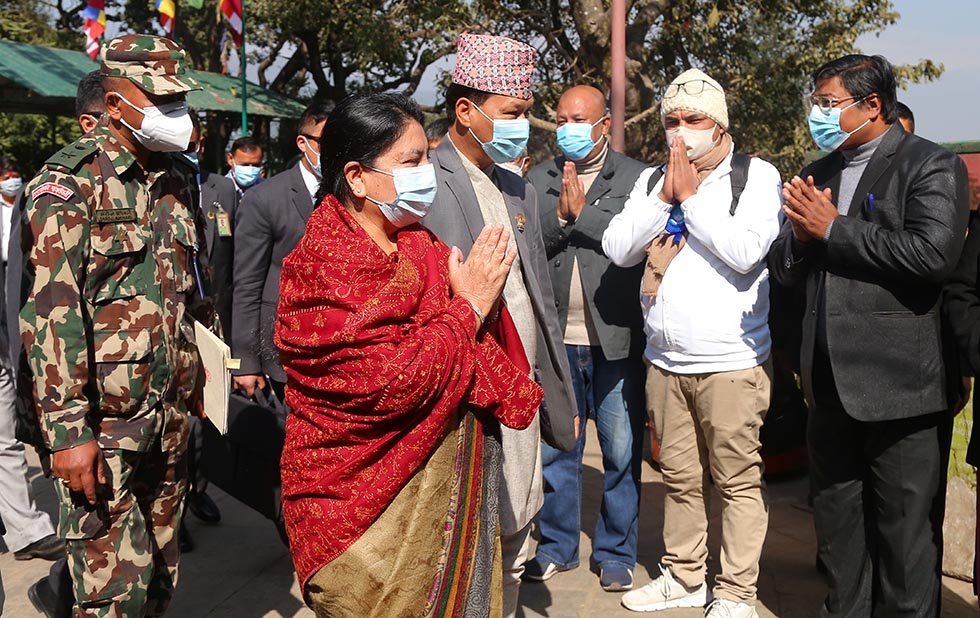 जलवायु परिवर्तनका कारण सिर्जित सङ्कटप्रति राष्ट्रपति चिन्तित image