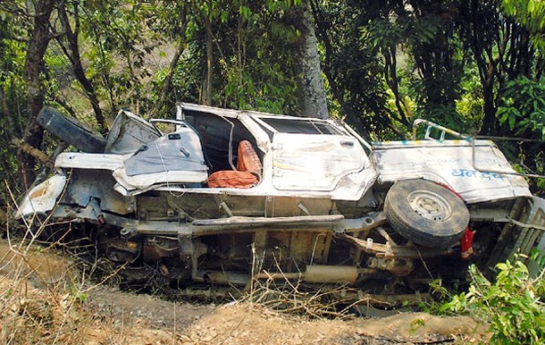 जुम्लाको पातारासीमा जीप दुर्घटना, नौ घाइते