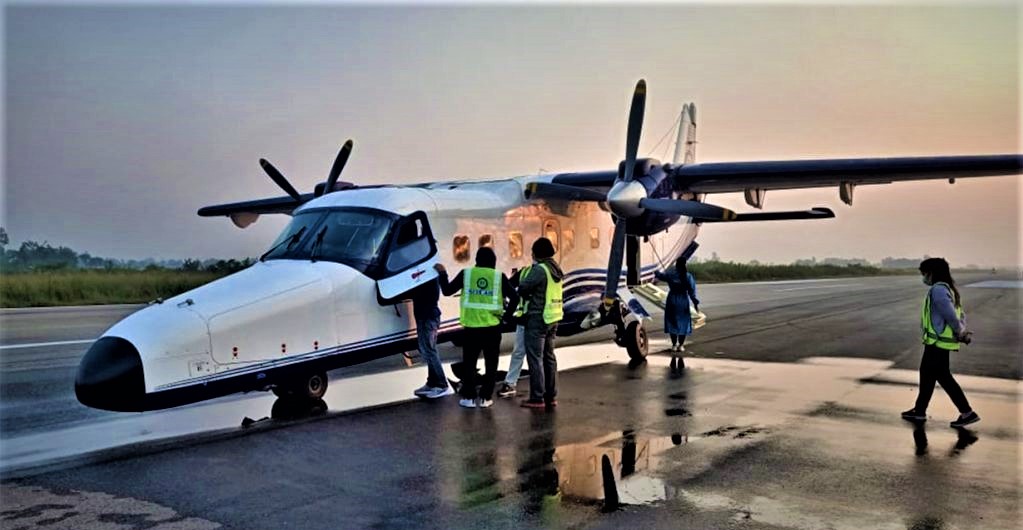 हुम्ला उड्ने क्रममा सीता एयरको जहाज दुर्घटना