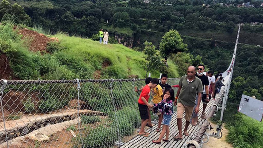 कोटभैरव र दुधेश्वरमा झोलुङ्गे पुल निर्माण