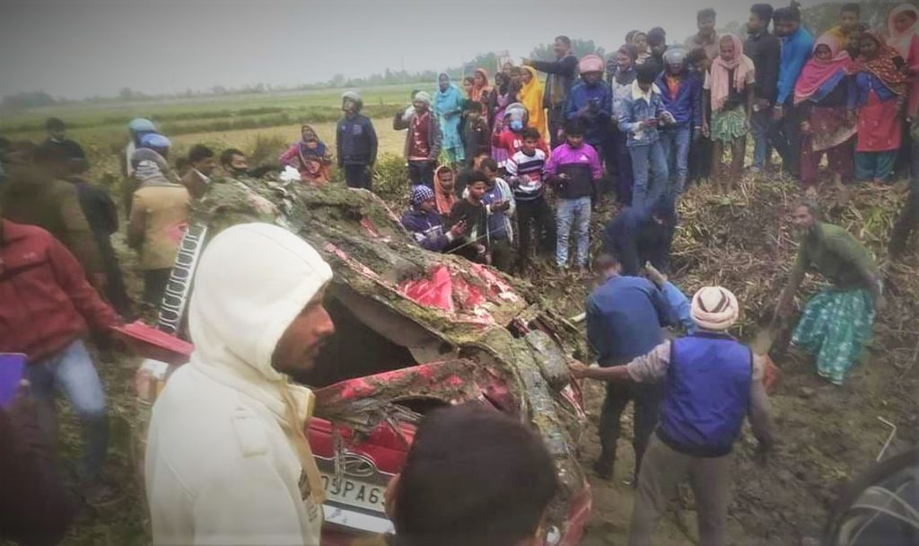 जन्ती बोकेको कार दुर्घटना, ४ जनाको मृत्यु, तीनको अवस्था गम्भीर