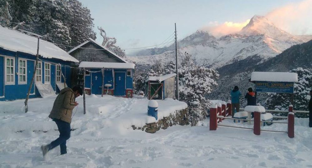 तापक्रम घटेसंगै पश्चिमी क्षेत्रमा हिमपातको सम्भावना