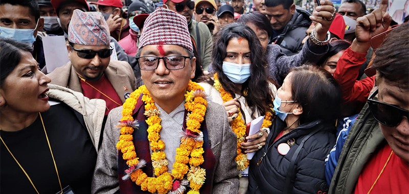 तामझामकासाथ राप्रपाको उम्मेदवारी दर्ता image