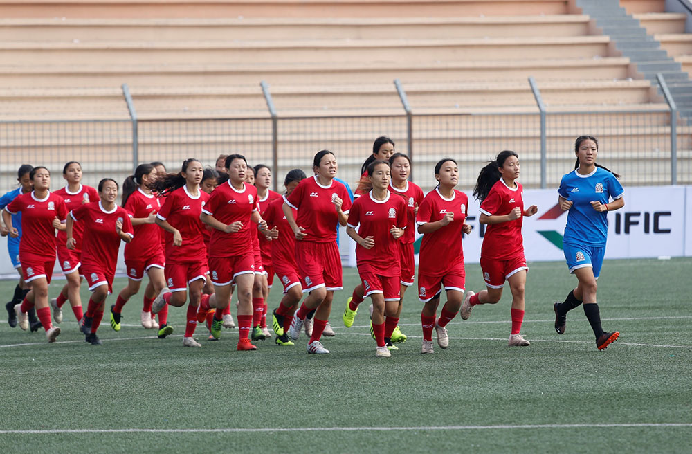 साफ महिला फुटबल च्याम्पियनसिप स् नेपालले भूटानको सामना गर्ने